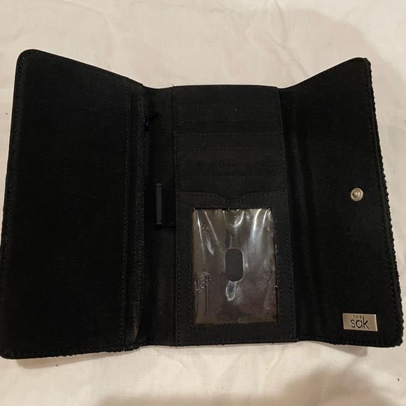 The Sak Black Crochet Wallet - Picture 5 of 6